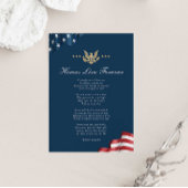 Patriottische Memorial Kaart Dank u kaart