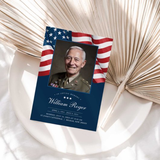 Patriottische Memorial Kaart Notitiekaartje