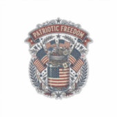 Patriottische Metselpot Landelijk Leven Sticker (Voorkant)