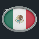 Patriottische Mexicaanse vlag Gesp<br><div class="desc">De nationale vlag van Mexico.</div>