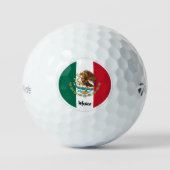 Patriottische Mexicaanse vlag Golf Balls, Eagle, M Golfballen (Voorkant)