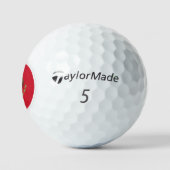 Patriottische Mexicaanse vlag Golf Balls, Eagle, M Golfballen (Logo)