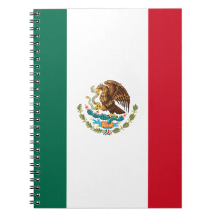 Patriottische Mexicaanse vlag Notitieboek