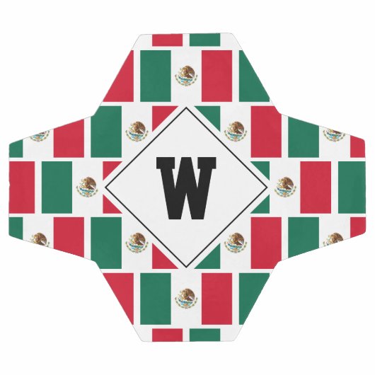 Patriottische MEXICO FLAG Monogram Voetbal (Enkel)