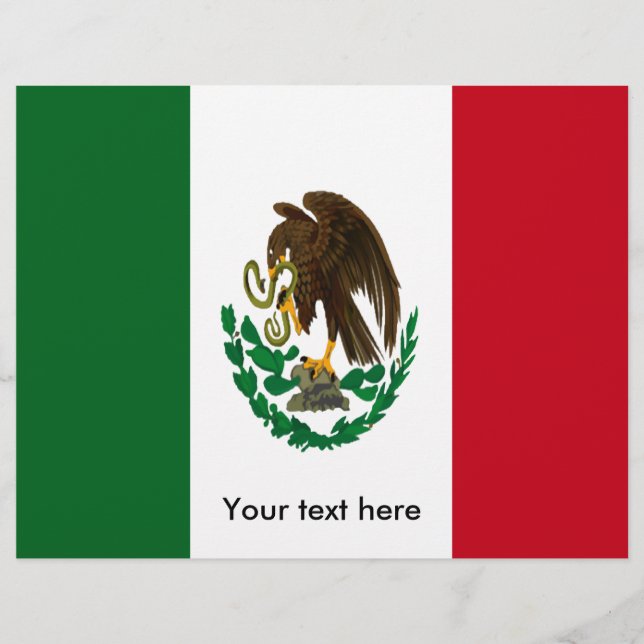 Patriottische Mexico vlag (Voorkant)