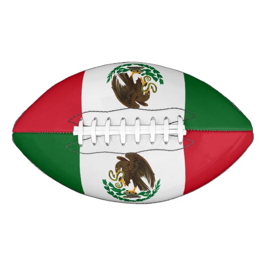 Patriottische Mexico vlag American Football (Voorkant)