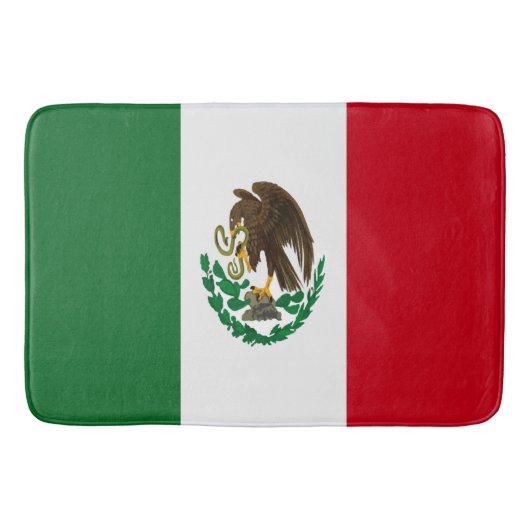 Patriottische Mexico vlag Badmat (Voorkant)