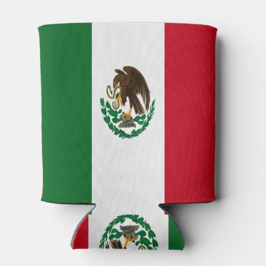 Patriottische Mexico vlag Blikjeskoeler (Achterkant)