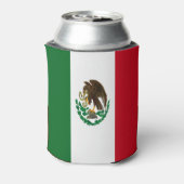 Patriottische Mexico vlag Blikjeskoeler (Blikje Achterkant)