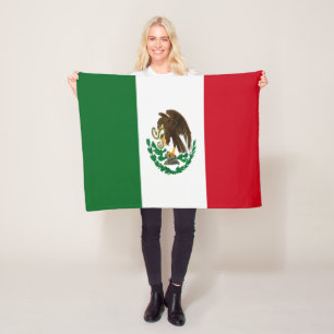Patriottische Mexico vlag Fleece Deken
