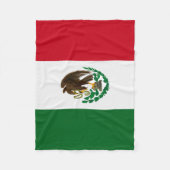 Patriottische Mexico vlag Fleece Deken (Voorkant)