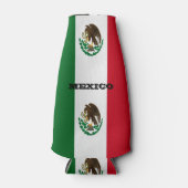 Patriottische Mexico vlag Flesjeskoeler (Voorkant)