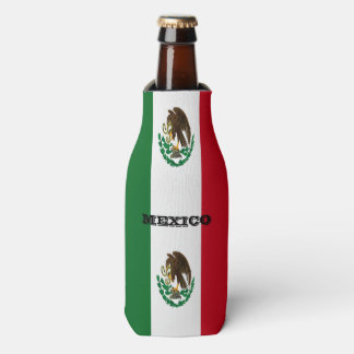 Patriottische Mexico vlag Flesjeskoeler