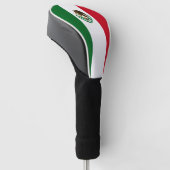 Patriottische Mexico vlag Golfheadcover (Schuin)