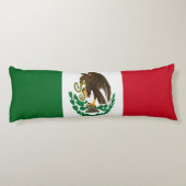 Patriottische Mexico vlag Lichaamskussen (Achterkant)