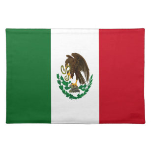Patriottische Mexico vlag Placemat