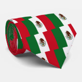 Patriottische Mexico vlag Stropdas (Opgerold)
