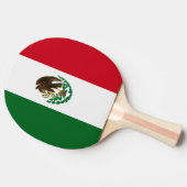 Patriottische Mexico vlag Tafeltennisbatje (Zijkant)
