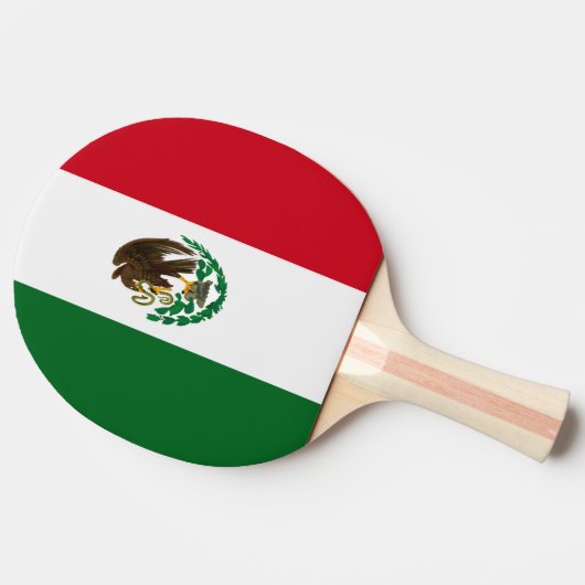 Patriottische Mexico vlag Tafeltennisbatje (Zijkant)