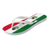 Patriottische Mexico vlag Teenslippers (Schuin)