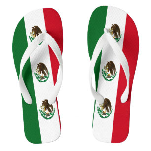 Patriottische Mexico vlag Teenslippers