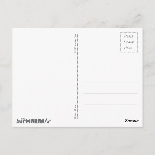 Patriottische middelvinger briefkaart (Achterkant)