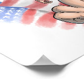 Patriottische middelvinger poster (Hoek)