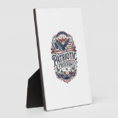 Patriottische Midwest Kleine Stad Trots Vector Afb Fotoplaat (Zijkant)