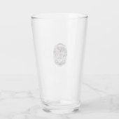 Patriottische Midwest Kleine Stad Trots Vector Gra Glas (Achterkant)
