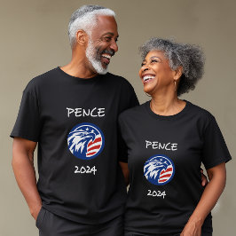 Patriottische Mike Pence 2024 Verkiezing Eagle Dar T-shirt