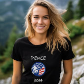 Patriottische Mike Pence 2024 Verkiezing Eagle Dar T-shirt