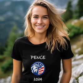 Patriottische Mike Pence 2024 Verkiezing Eagle Dar T-shirt