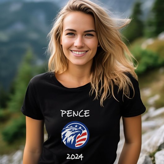 Patriottische Mike Pence 2024 Verkiezing Eagle Dar T-shirt