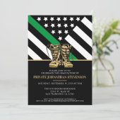 Patriottische Militaire Basisopleiding Graduation  Kaart (Staand voorkant)