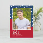 Patriottische militaire fotograafpartij kaart (Staand voorkant)