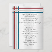 Patriottische militaire pensioenpartij uitnodiging (Voorkant)