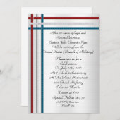 Patriottische militaire pensioenpartij uitnodiging (Voorkant / Achterkant)