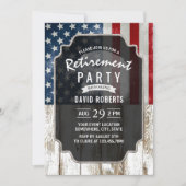 Patriottische militaire pensionering Verenigde Sta Kaart (Voorkant)