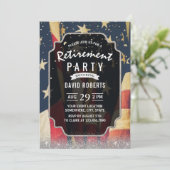 Patriottische militaire rusttijd Modern Silver Kaart (Staand voorkant)