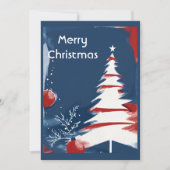 Patriottische Militaire USA Kerstmis Notitiekaartje (Voorkant)