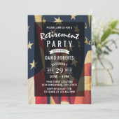 Patriottische militaire veteranenretigepartij kaart (Staand voorkant)