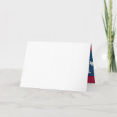 Patriottische militairen die thuis komen Welkomsts Kaart (Achterkant)