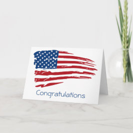 Patriottische militairen gefeliciteerd Amerikaanse Kaart