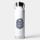 Patriottische Milkshake Amerika Waterfles (Voorkant)