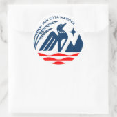 Patriottische Minnesota State Seal Stickers (Tas)