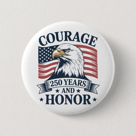 Patriottische Moed Eer Erfenis VS Thema Ronde Button 5,7 Cm (Voorkant)