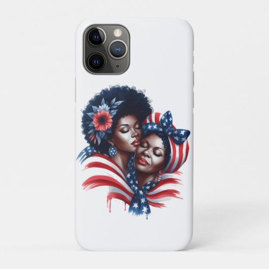 Patriottische Moederdag Case-Mate iPhone Case (Achterkant)