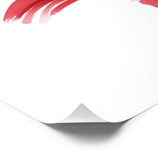 Patriottische Moederdag Perfect Poster (Hoek)