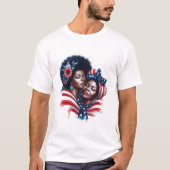Patriottische Moederdag T-shirt (Voorkant)