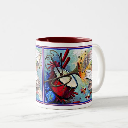 Patriottische Mok op 4 juli (Voorkant rechts)